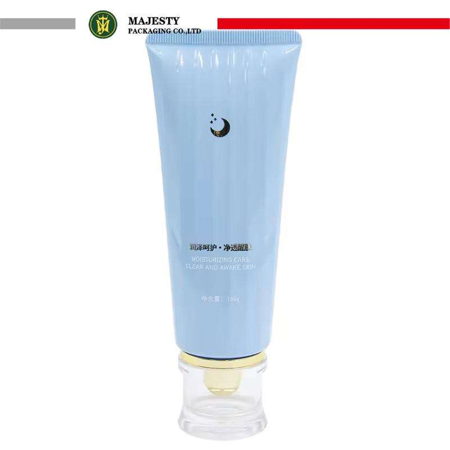 Tube PE en plastique personnalisé de 60 à 150ml, pour soins de la peau, Essence blanchissante, lave-visage avec bouchon à vis, pour cosmétiques et crèmes