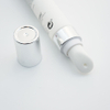 Diamètre personnalisé de 19 mm. Tube vide de crème pour les yeux, emballage supérieur en céramique de Massage en plastique avec applicateur de plaque en céramique, 10ml 15ml 20ml