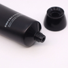 Tube en plastique vide noir OEM 80ml 100ml 120ml, crème pour le visage, Tube nettoyant pour hommes avec bouchon à vis, emballage pour lavage du visage