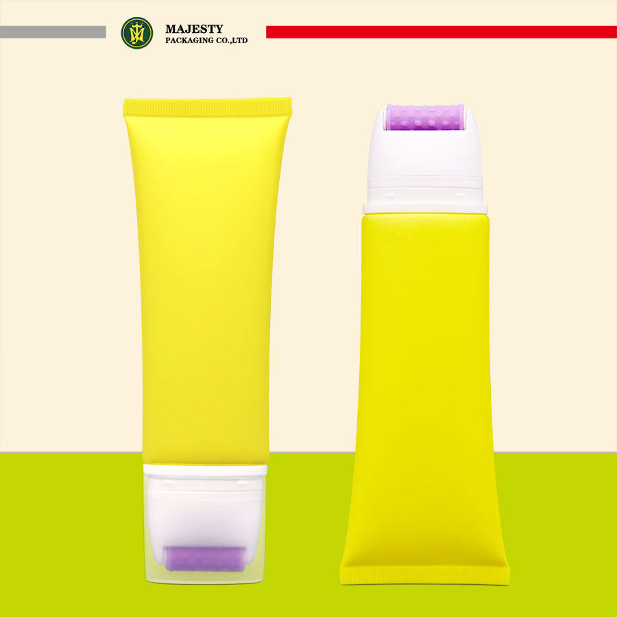 Tube de massage applicateur en silicone pour crème amincissante Tubes en plastique avec impression offset à usage cosmétique