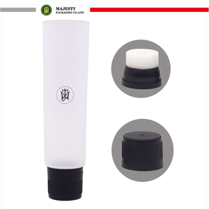 Tube souple en plastique PE personnalisé avec applicateur d'éponge pour cirage de chaussures pour l'étiquetage et la sérigraphie