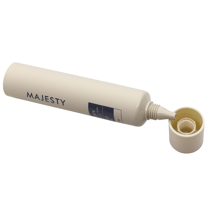 Tubes en plastique souple vides OEM 30ml 40ml 50ml, pour cosmétiques, fond de teint, crème solaire, sérum pour les yeux, crème pour le visage, emballage à longue buse