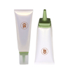 Tubes en plastique de compression de PE de buse longue d'OEM pour des tubes en plastique d'emballage de conditionneur de gel de cheveux de shampooing