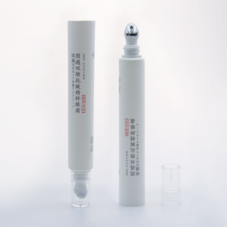 Tube PBL vide personnalisé pour soins oculaires, avec applicateur de Massage, Gel crème, rouge à lèvres, Type cosmétique, étiquetage des matériaux, manipulation de Surface