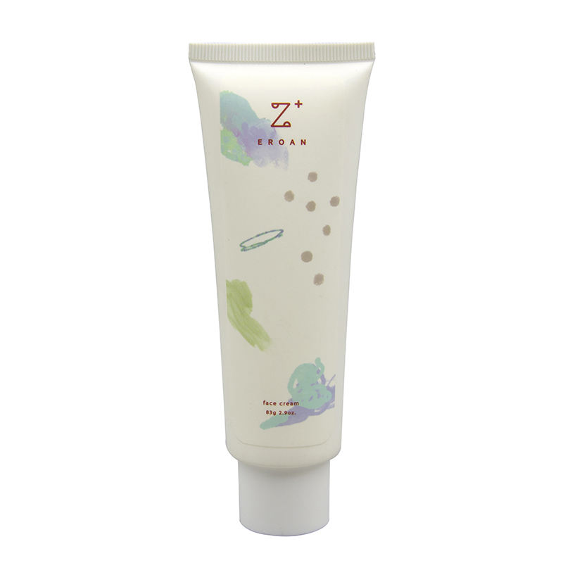Tube en plastique souple personnalisé pour le lavage du visage et la lotion, emballage de crème pour les mains avec couvercle supérieur torsadé, conception personnalisée