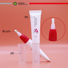 Mini Tubes d'emballage en plastique pour baume à lèvres, 5ml/10ml/15ml, avec applicateur de brosse, conteneurs vides pour baume à lèvres