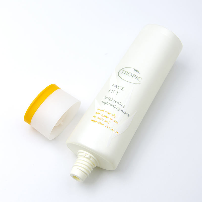 Tubes en plastique plats ovales personnalisés, crème pour les mains, nettoyant pour le visage, emballage de Tube, protection solaire, fond de teint BB avec couvercle rabattable