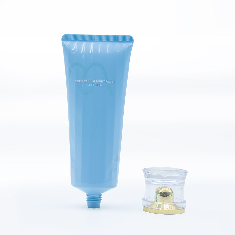 Tubes en plastique à presser doux, personnalisés, 60ml, 100ml, 120ml, ABL/PP, soins de la peau, nettoyant pour le visage, emballage, crème solaire pour les yeux, vente en gros