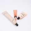 Tube cosmétique en plastique rechargeable vide doux mince fait sur commande de 100 ml pour l'emballage de soin de peau de tube de crème de main de tube de dentifrice