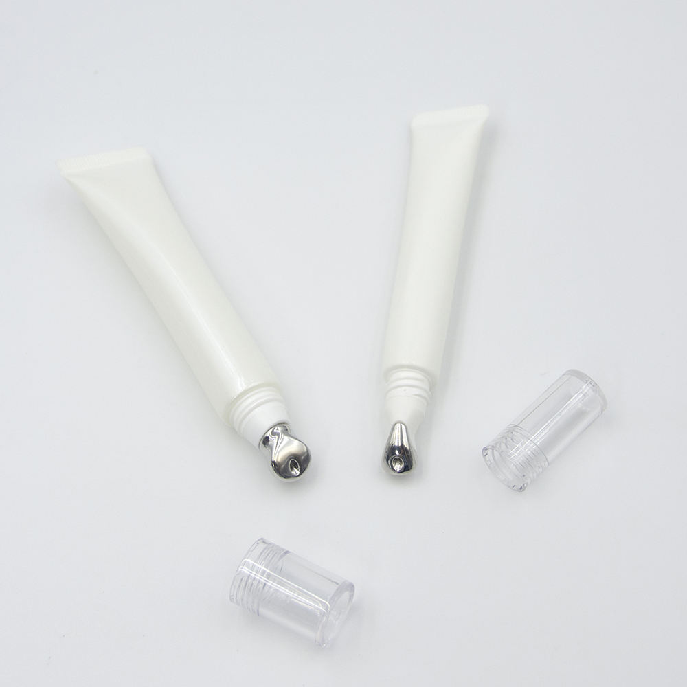 Tube d'emballage OEM 10ml 15ml 20ml avec tête applicatrice vibrante pour crème pour les yeux, rouge à lèvres, crème solaire et nettoyant