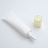 Tube de Gel nettoyant pour le visage, en plastique cosmétique souple de forme carrée OEM, 50ml, utilisé pour le maquillage et le sérum avec dessus à vis