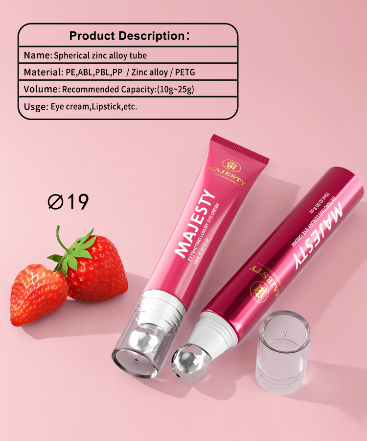 tube de crème pour les yeux personnalisée 
