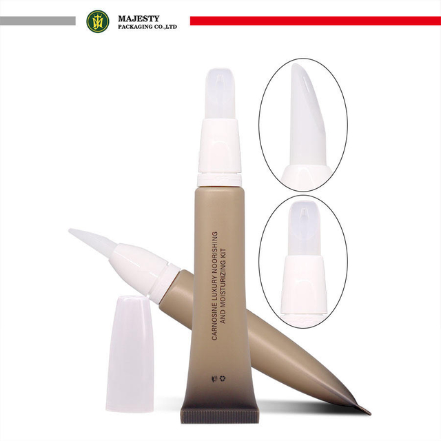 Brosse en Silicone, nouvelle série, Tube de rouge à lèvres, emballage cosmétique en plastique, crème pour les yeux, soins de la peau, applicateur en Silicone, Tube en plastique