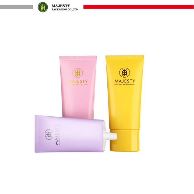 Bouchon à vis d'emballage de tube cosmétique en plastique de forme ovale 30 ml 35 ml 50 ml 60 ml fabricant d'emballage de tube de lotion pour les mains de protection solaire