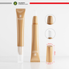 Tube cosmétique en plastique PE avec tête de Massage à bille en acier inoxydable, applicateur de brosse pour brillant à lèvres et lotion, emballage cosmétique