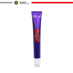 Tube vide en plastique pour crème pour les yeux, emballage cosmétique pour soins de la peau, rouleau applicateur de Massage en alliage de Zinc, personnalisé, 10ml, 20ml, 30ml