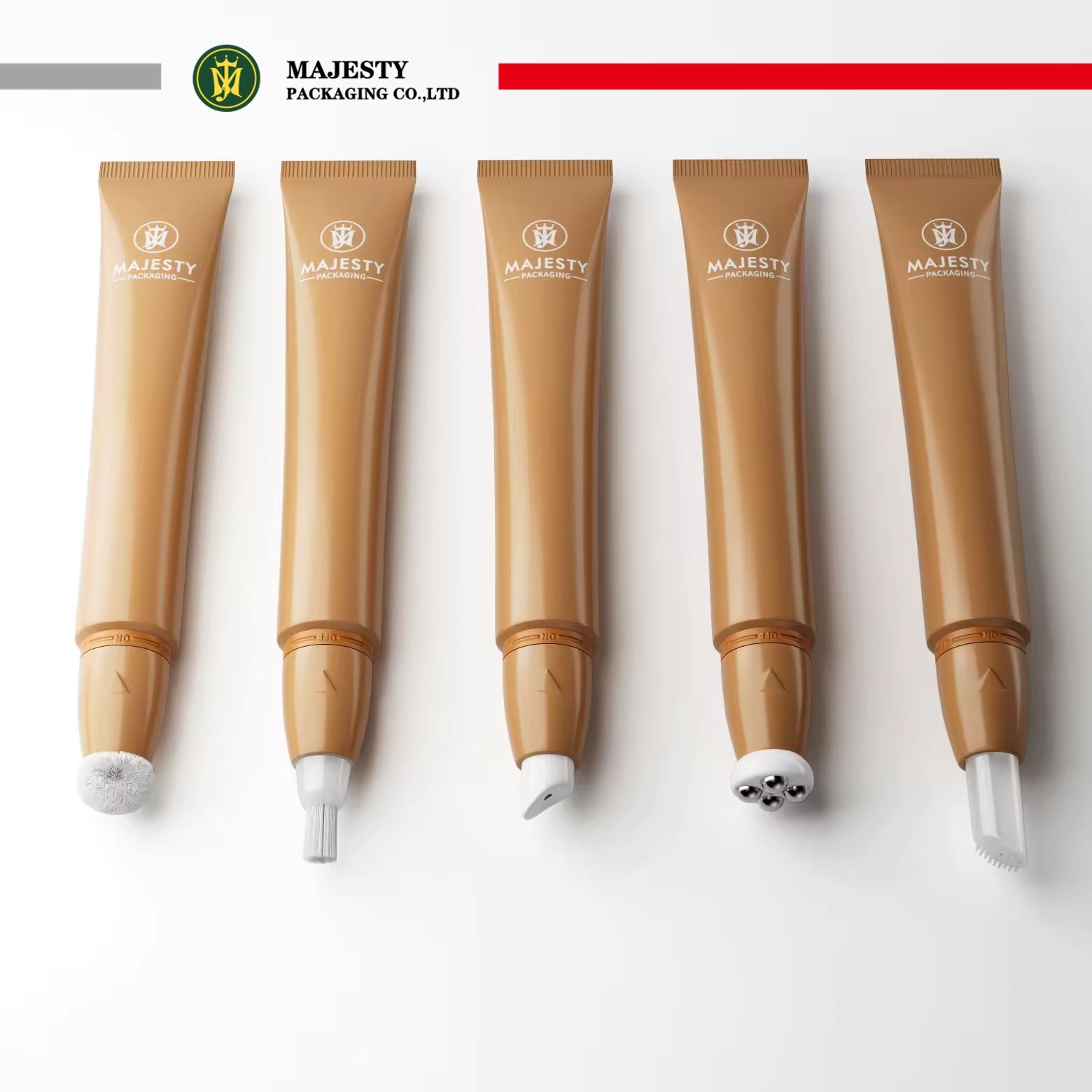 Tube PP souple personnalisé pour vernis à ongles, rouge à lèvres, conteneurs d'huile, Blush, boule à rouleau, applicateur de Massage, usage cosmétique