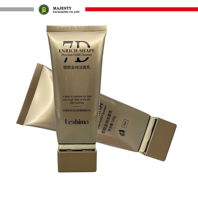 Tube de forme carrée pour crème solaire pour les mains, crème pour le visage, Tube cosmétique en plastique de forme Unique, Tube cosmétique personnalisable de 60ml à 150ml