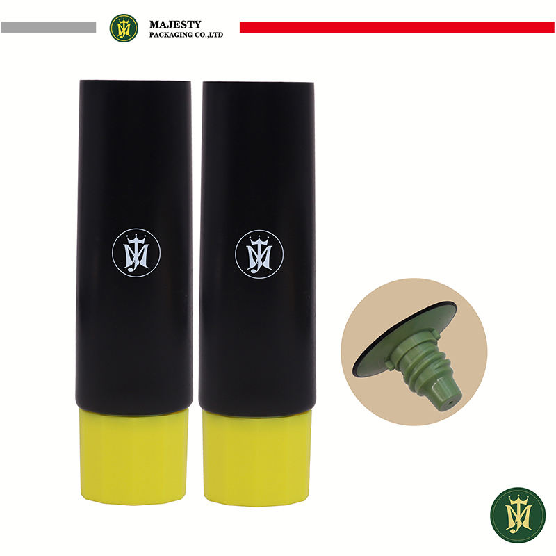 Tube à presser vide personnalisé SPF 50, crème solaire, fond de teint liquide, emballage de Tube pour crème solaire, cosmétiques avec bouchon à vis