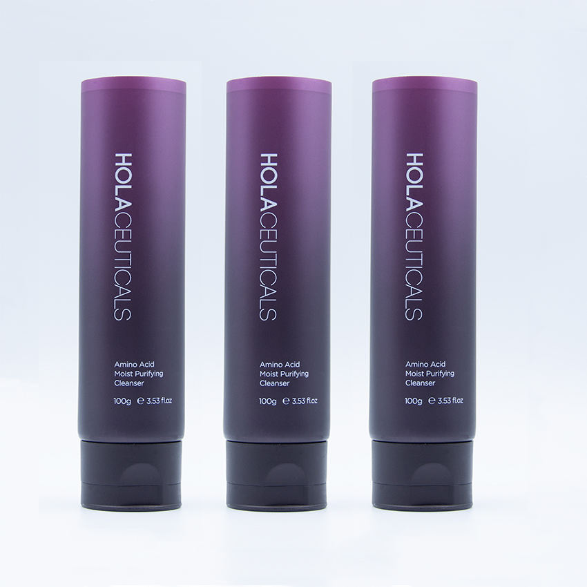 Tubes d'emballage cosmétique en plastique mat de haute qualité, personnalisés de 100ml, pour lotion corporelle, masque de protection solaire, Tube rond de lavage du visage