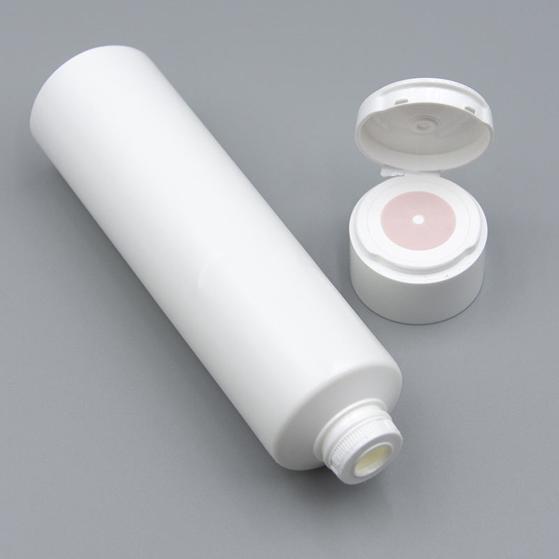 Tube cosmétique en plastique d'usine pour le tube de compression de crème solaire de masque facial de crème pour les yeux avec l'emballage rabattable