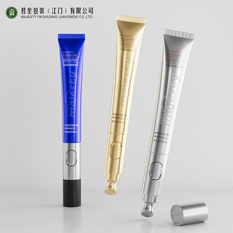 Tube de crème pour les yeux de Massage vibrant en aluminium ABL personnalisé de 15ml, emballage cosmétique en plastique, applicateur de rouge à lèvres, Surface d'étiquetage