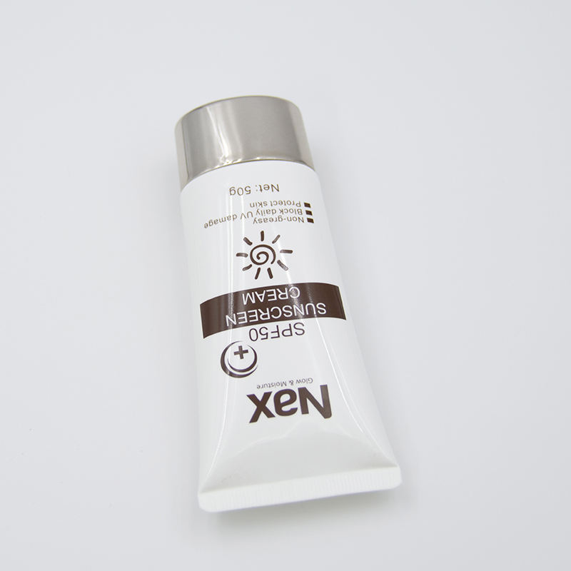 Tube à presser en plastique souple OEM avec couvercle à vis pour fond de teint crème solaire BB & CC pour crème nettoyante pour les yeux et le visage masques de soins de la peau