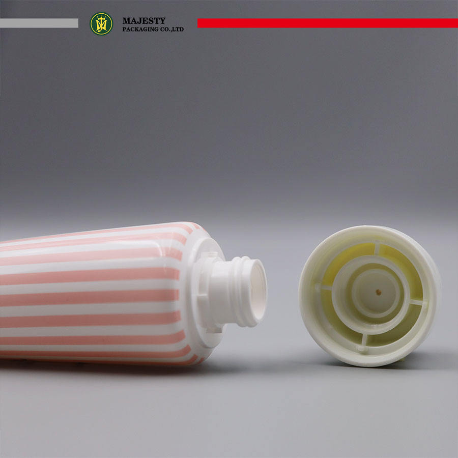 Tube en plastique personnalisé avec applicateur d'éponge pour crème dépilatoire, emballage cosmétique, Tube de soins de la peau, emballage de Tube en plastique