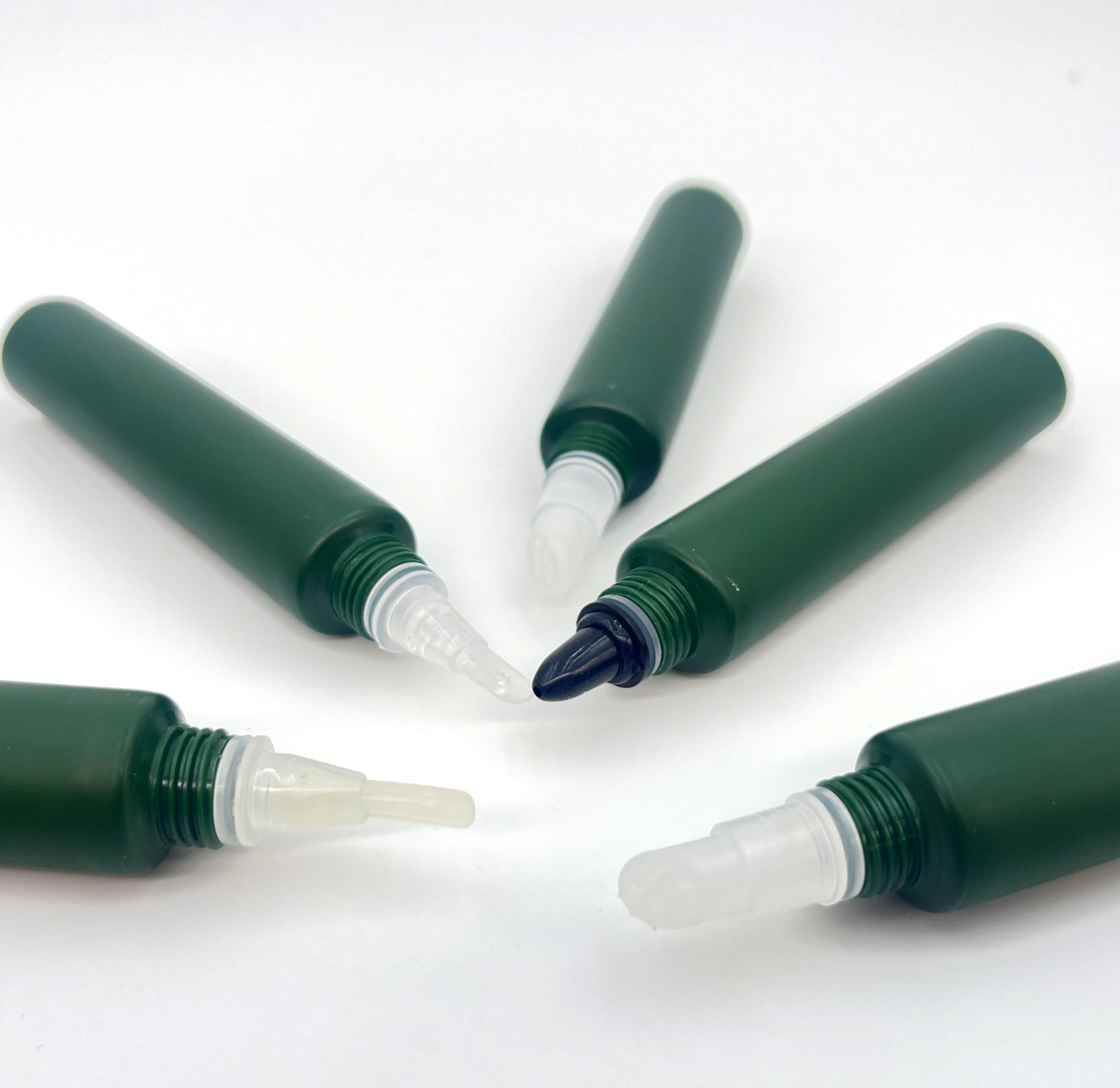 Tubes à presser de luxe pour brillant à lèvres, Surface sérigraphiée, respectueux de la peau, emballage et applicateur de crème pour les yeux