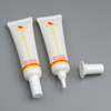 Tube à buse longue à presser vide personnalisé, balle en plastique souple, crème hydratante pour les yeux, masque de protection solaire, Gel, Tube à presser vide personnalisé
