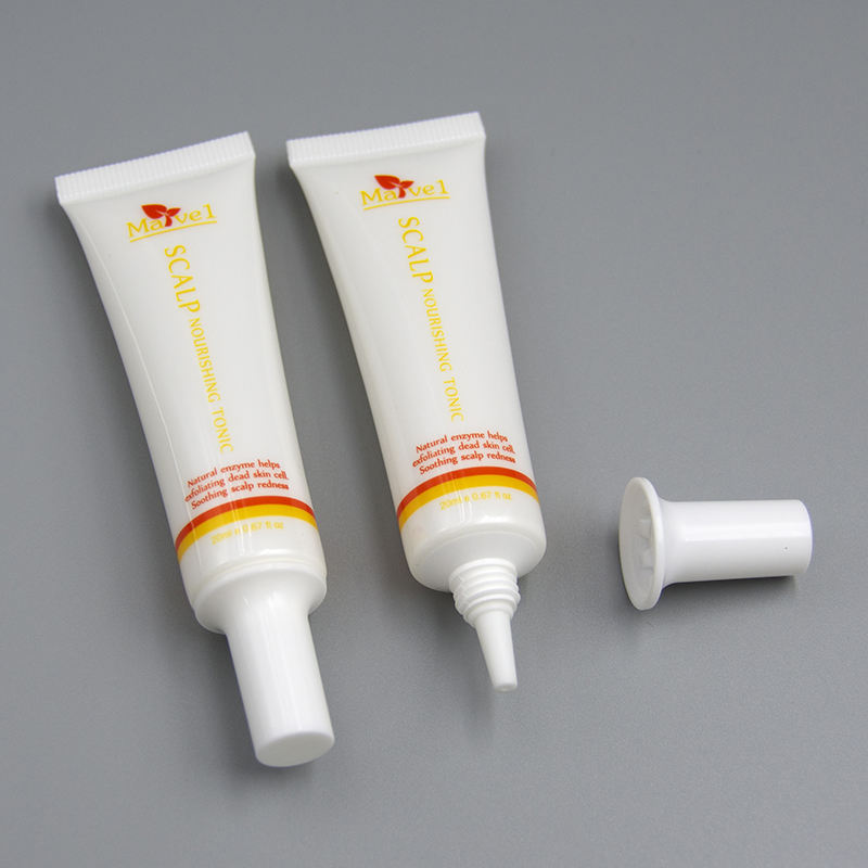 Tube à buse longue à presser vide personnalisé, balle en plastique souple, crème hydratante pour les yeux, masque de protection solaire, Gel, Tube à presser vide personnalisé