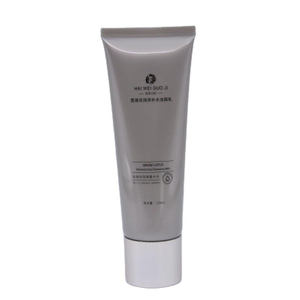 Tube de lotion en plastique souple OEM 120ML avec fonction de compression à extrémité ouverte pour crème solaire et nettoyants cosmétiques