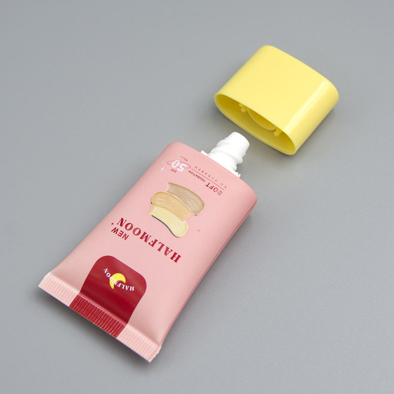 Tube en plastique vide cosmétique à Mini compression, Logo personnalisé, capacité de 30ml, soins de la peau du visage, crème de fond de teint pour les mains, crème solaire