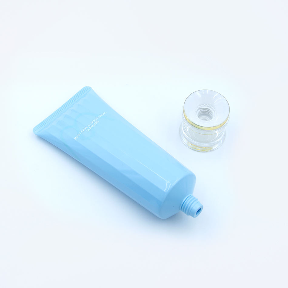 Tubes en plastique à presser doux, personnalisés, 60ml, 100ml, 120ml, ABL/PP, soins de la peau, nettoyant pour le visage, emballage, crème solaire pour les yeux, vente en gros
