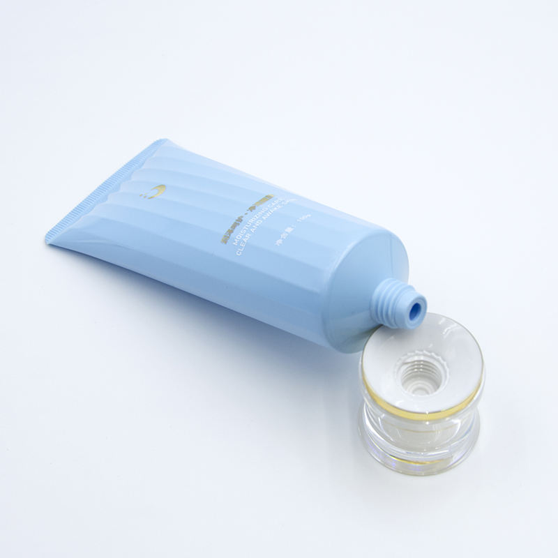 Emballage cosmétique vide personnalisé de Tubes souples en plastique de 150ml pour masque de crème solaire pour le visage avec bouchon à vis spécial