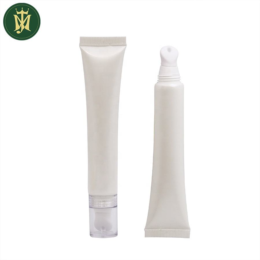 Tube de crème pour les yeux cométique personnalisé, Tube en céramique, tête en alliage de Zinc, emballage vide à presser, 10ml, 15ml, 20ml