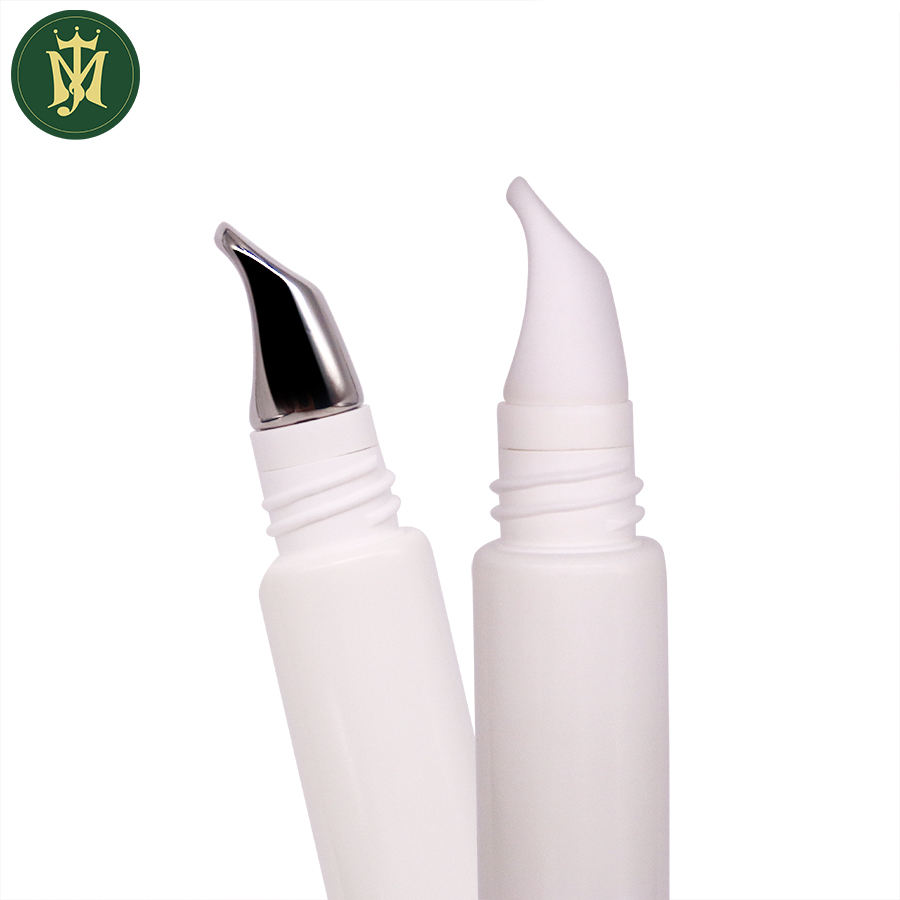Tube de crème pour les yeux cométique personnalisé, en céramique, en alliage de Zinc, emballage de tuyau, Tubes en plastique PE pour utilisation de lotion cosmétique, 10ml, 15ml, 20ml