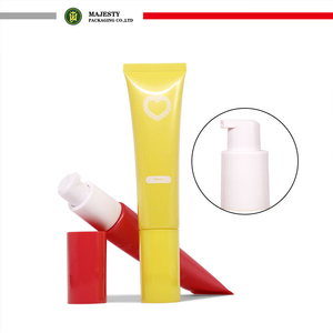 Tube de Lotion de pompe cosmétique en plastique personnalisé 30ml-60ml, Isolation de protection solaire, fond de teint liquide, emballage de tête de pompe à vide