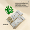 Emballage de tube cosmétique en plastique personnalisé en usine pour écran solaire avec capuchon acrylique à double couche