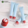 Tube de brillant à lèvres vide personnalisé avec emballage de silicone en forme de beignet