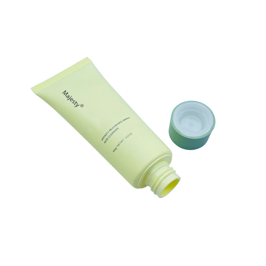 Bouchon à vis de distribution moyen, emballage en Tube en plastique adapté au nettoyant pour le visage, Lotion pour le visage, crème, emballage cosmétique vide