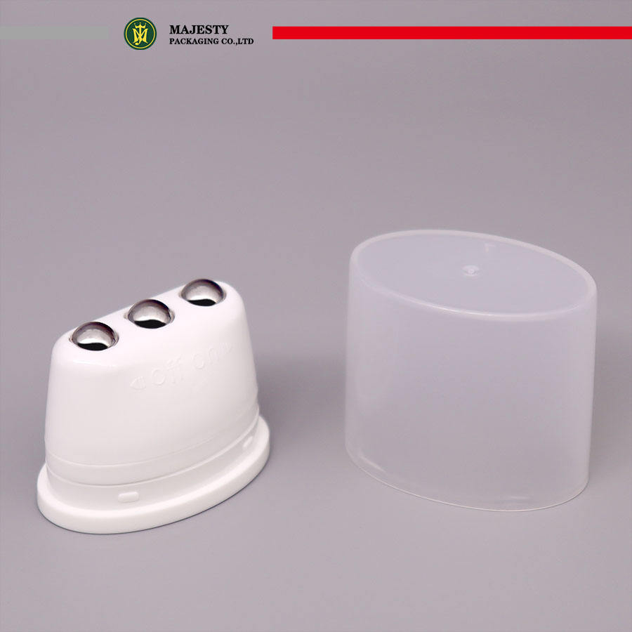 Tube en plastique d'applicateur de Massage de boule en métal inoxydable pour l'emballage de Tube de soin personnel d'huile de Massage avec des cosmétiques d'impression Offset
