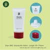 Bouchon à vis de distribution central Tube en plastique Tube de lotion pour le corps Tube en plastique de soin de la peau Emballage cosmétique Tube en plastique PE