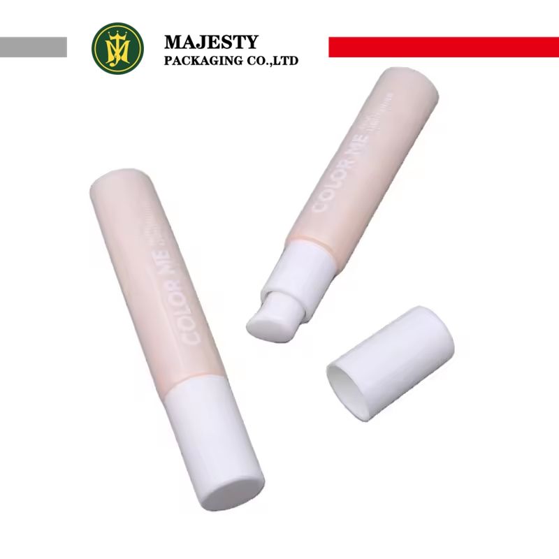 Applicateur de pompe à Tube à presser en plastique souple PE 8 ~ 15ml, pour fond de teint, crème solaire, Lotion BB crème, usage cosmétique