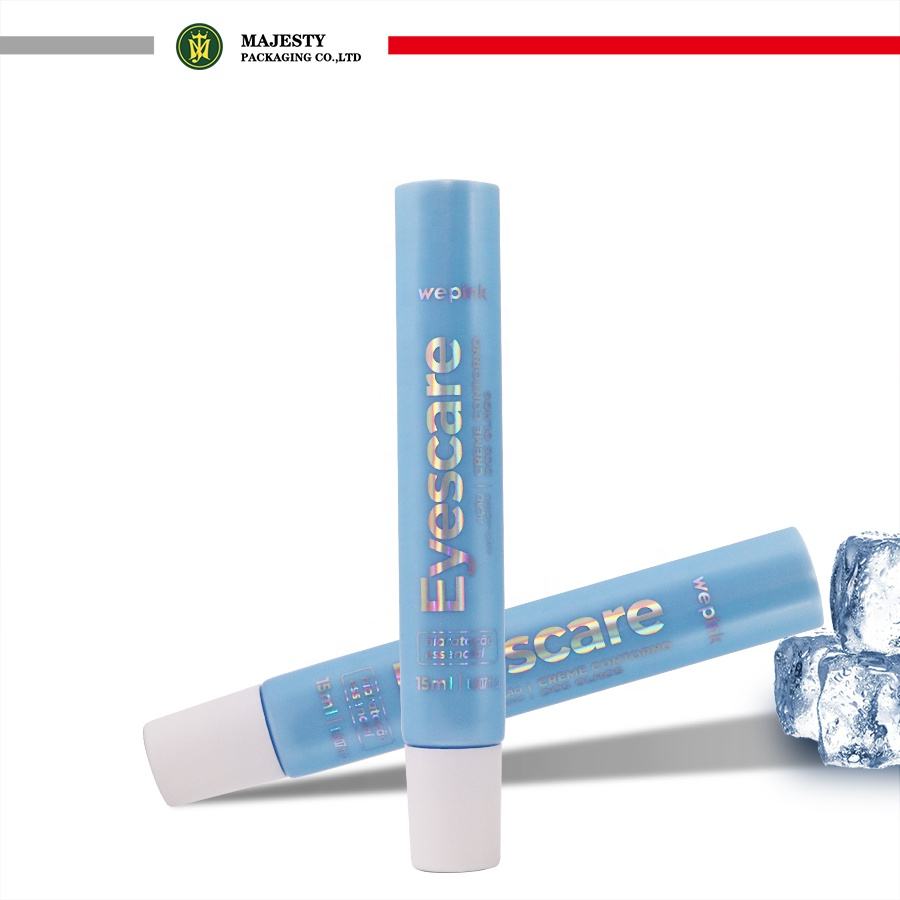 Tube cosmétique en plastique, applicateur à bille, crème pour les yeux, brillant à lèvres, parfum, Massage à rouleau unique, 10ml – 20ml