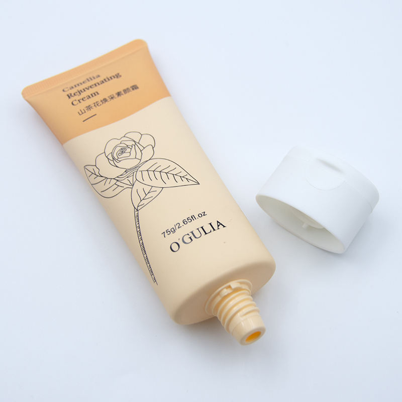 Tube en plastique PE pour soins de la peau, emballage cosmétique, grand Volume, capuchon rabattable, shampoing, Lotion pour le corps, revitalisant, Tube en plastique personnalisé