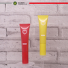 Tube en plastique de pompe sans air personnalisable de 10-60ml pour l'emballage de Tube cosmétique en plastique de crème solaire de Lotion de main de crème solaire avec la pompe