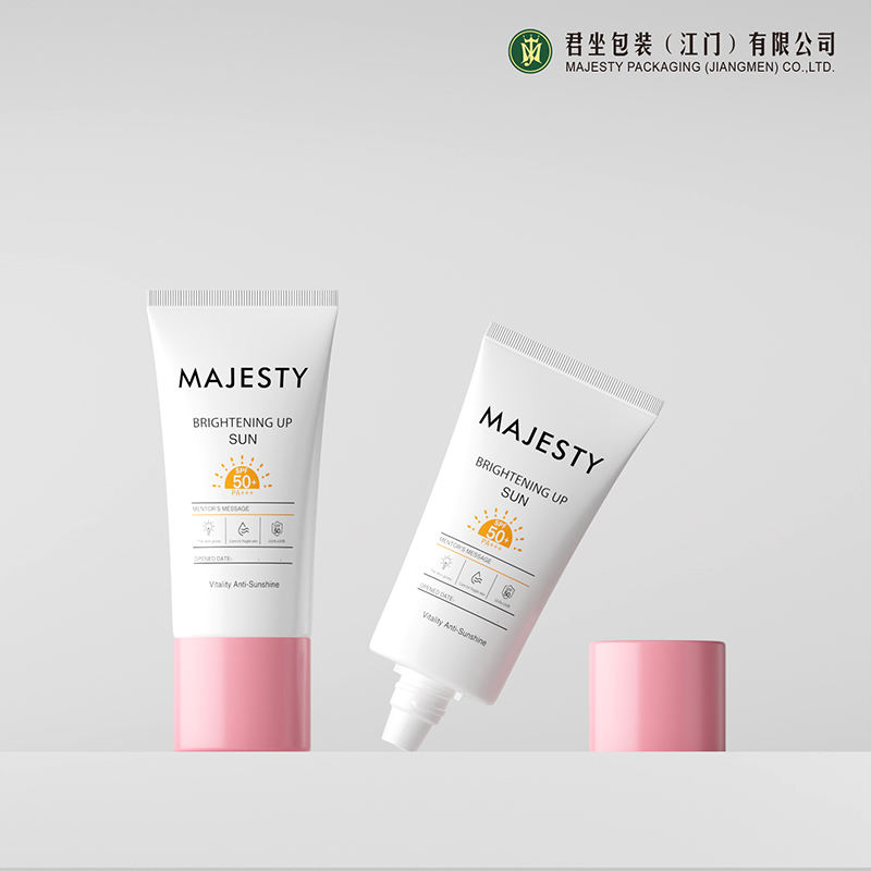 Tube d'emballage à presser en plastique souple, pour fond de teint, crème solaire BB & CC, crème pour les mains, capacité de 30ml, couvercle à vis