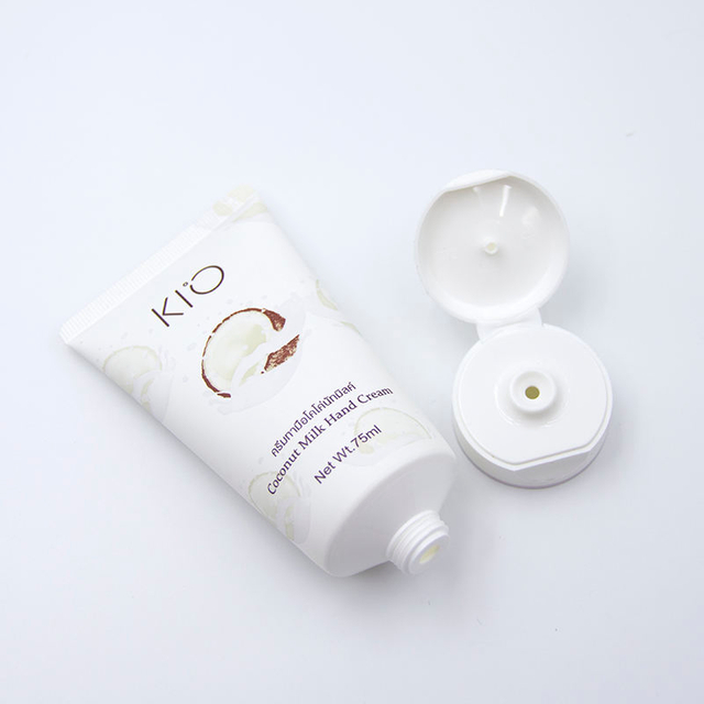 Tube à presser cosmétique en plastique souple OEM, couvercle à vis, crème pour les mains, lavage du visage, crème pour les yeux, traitement de Surface d'impression d'écran