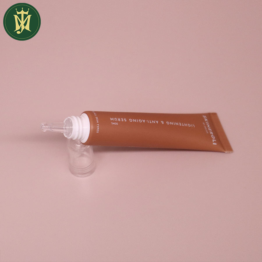 Applicateur pointu crème pour les yeux, Tube en plastique, emballage de produit pour les yeux, Tube vide, emballage en plastique pour soins de la peau, Tube rond de 10ml, 20ml, 30ml